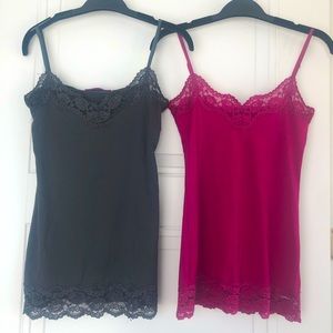 2/$20 Lace Trim Camisoles